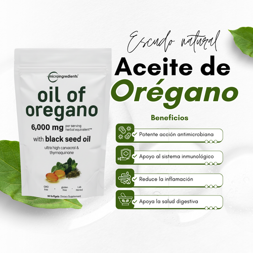 Aceite de orégano + Envio Gratis